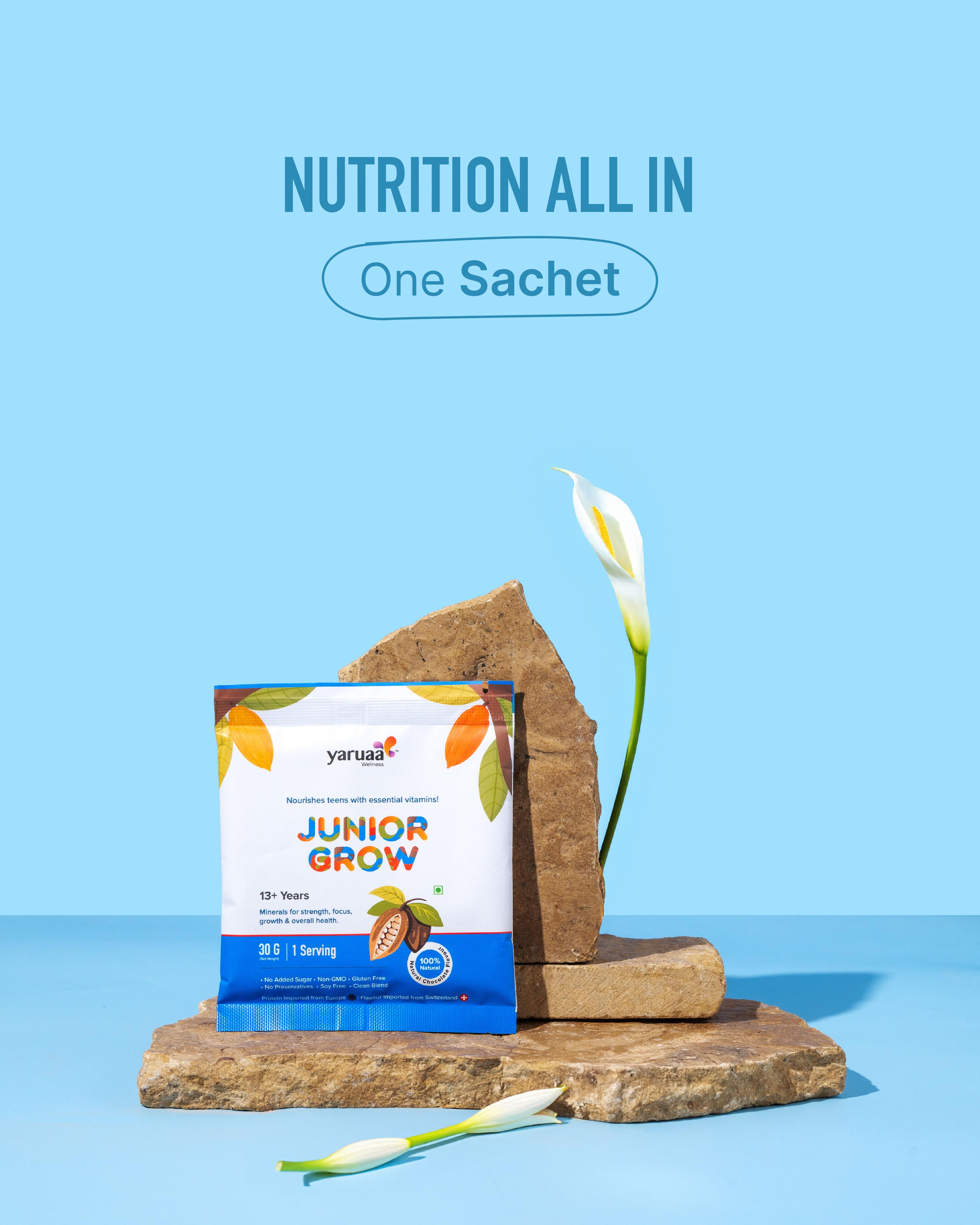 Junior Grow Nutrition Drink for Kids 13+ Years | Milk & Plant Protein With Multivitamins & Minerals